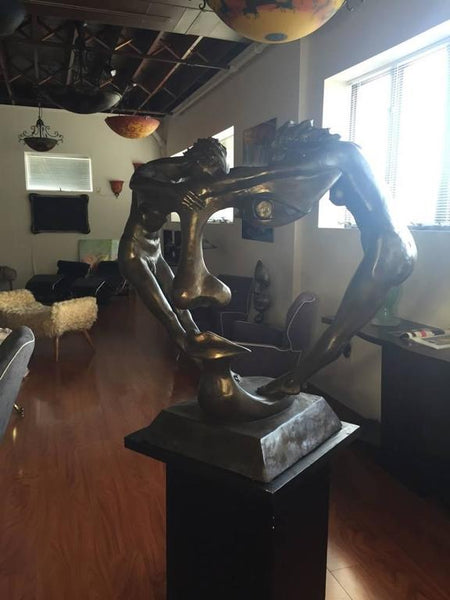 Bronze "We Two Together" Sculpture
