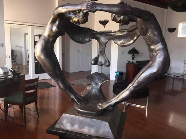 Bronze "We Two Together" Sculpture