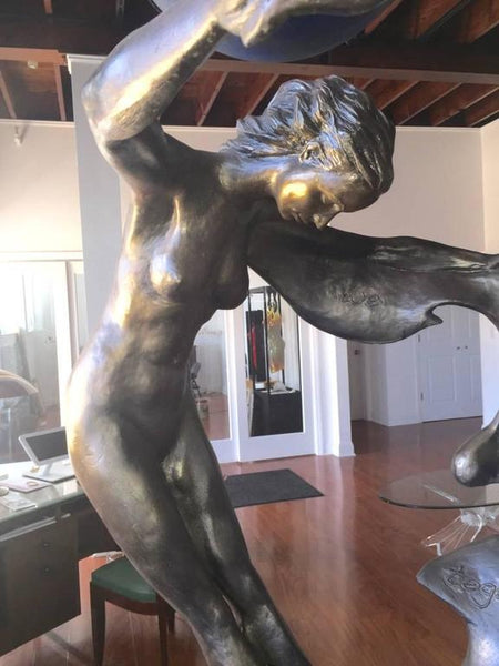 Bronze "We Two Together" Sculpture