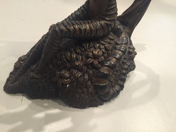 Erte Romain De Tirtoff "The Hunting" Bronze Sculpture