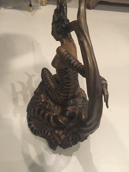 Erte Romain De Tirtoff "The Hunting" Bronze Sculpture