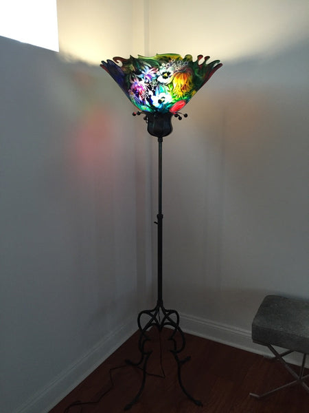 Signed Original Ulla Darni Floor Lamp / Torchiere