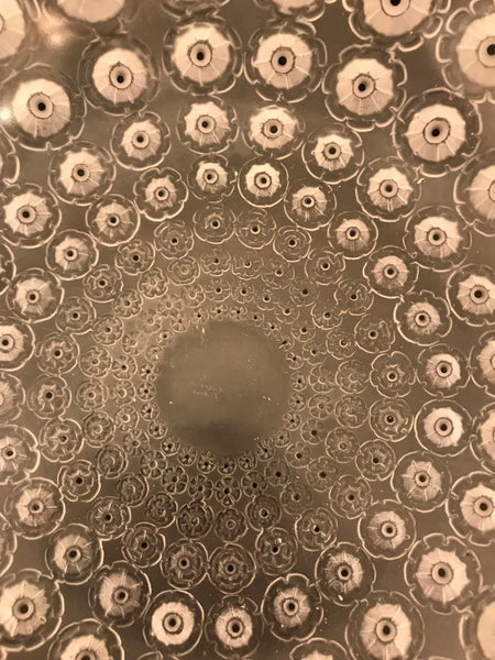 Signed Lalique "Nemours" Crystal Glass Bowl