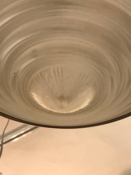 G. Leleu Signed French Art Deco Chandelier