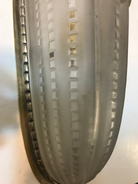 Pair of Geometric French Art Deco Wall Sconces