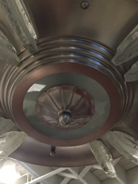 French Art Deco Modernist Ceiling Light or Chandelier