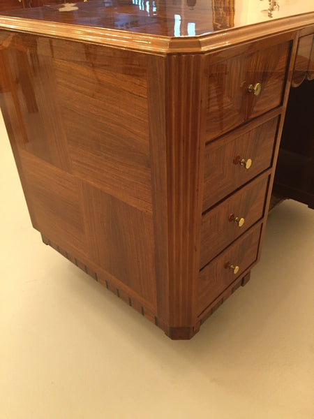 Impressive French Art Deco Desk with Secretary Table