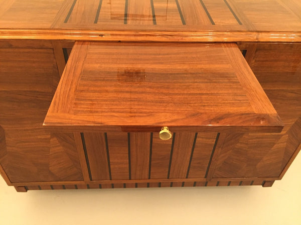 Impressive French Art Deco Desk with Secretary Table