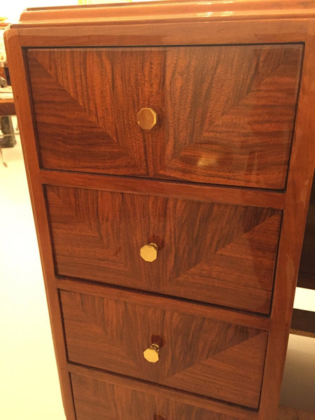 Impressive French Art Deco Desk with Secretary Table