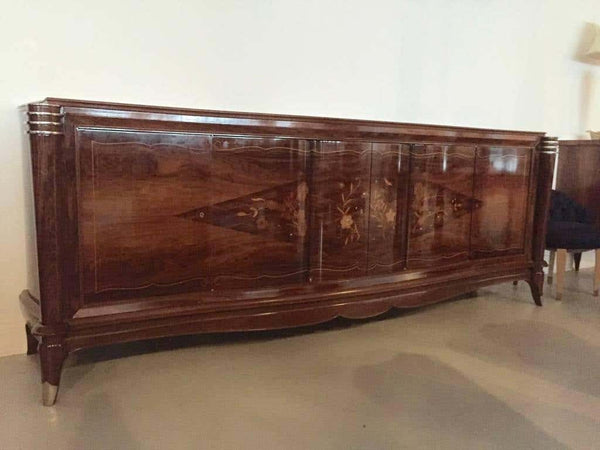French Art Deco Six-Door Buffet Jules Leleu