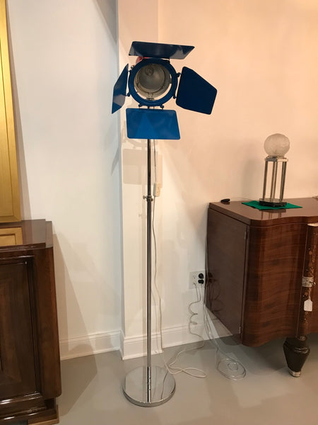 Mid Century Chrome Studio Floor Lamp