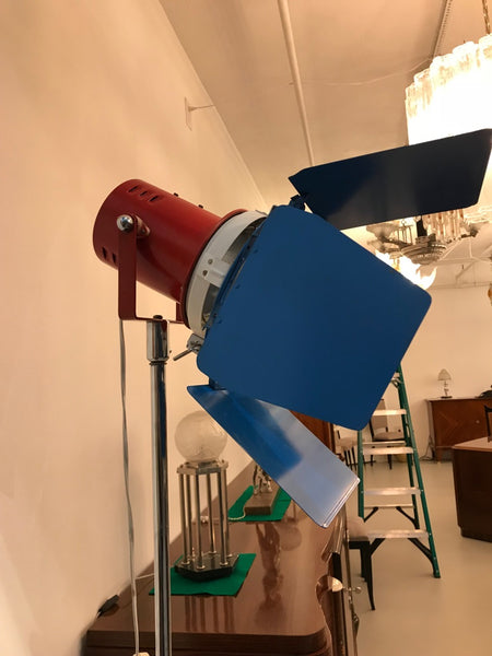 Mid Century Chrome Studio Floor Lamp