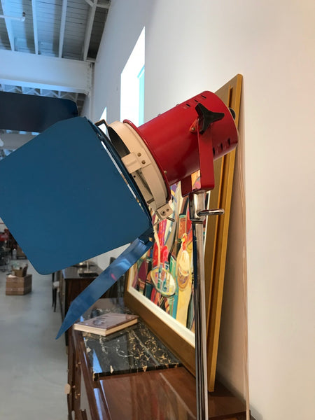 Mid Century Chrome Studio Floor Lamp