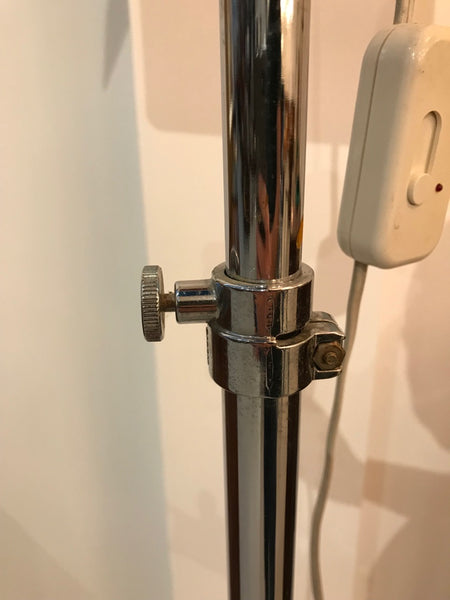 Mid Century Chrome Studio Floor Lamp