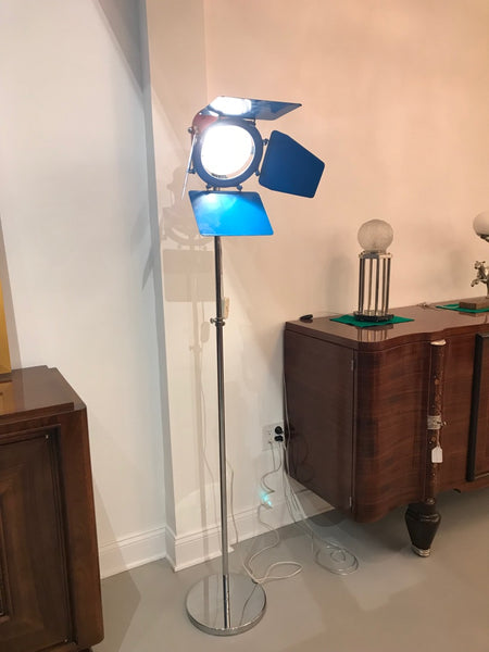 Mid Century Chrome Studio Floor Lamp