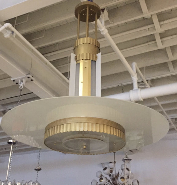 Grand Art Deco Theater Chandelier