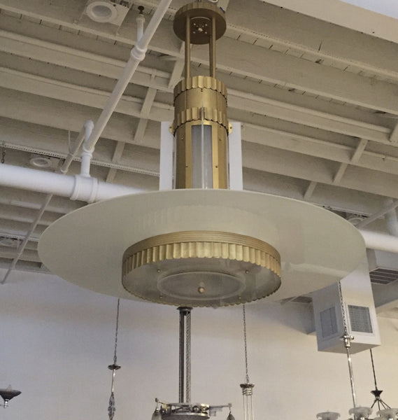 Grand Art Deco Theater Chandelier