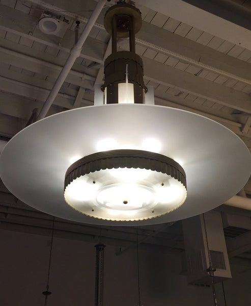 Grand Art Deco Theater Chandelier