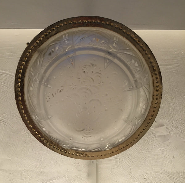 French Art Deco Chandelier signed by Muller Freres and DENARD