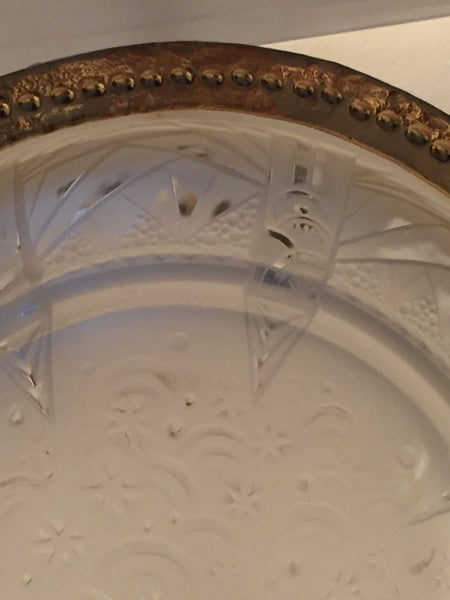 French Art Deco Chandelier signed by Muller Freres and DENARD