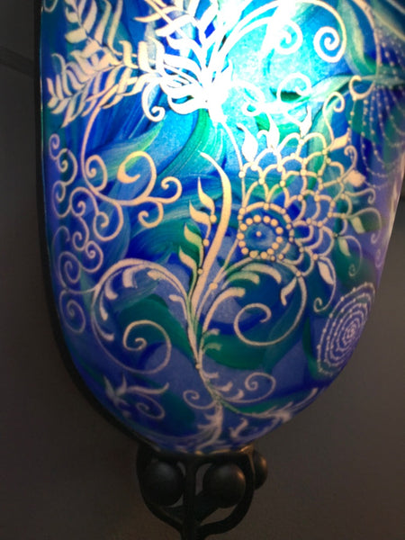 Pair of Multiple Original Ulla Darni "Swing Blue" Sconces