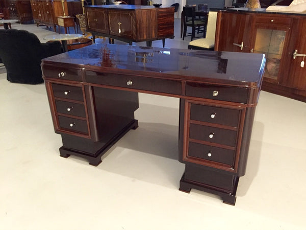 Stunning French Art Deco Two-Tone Desk