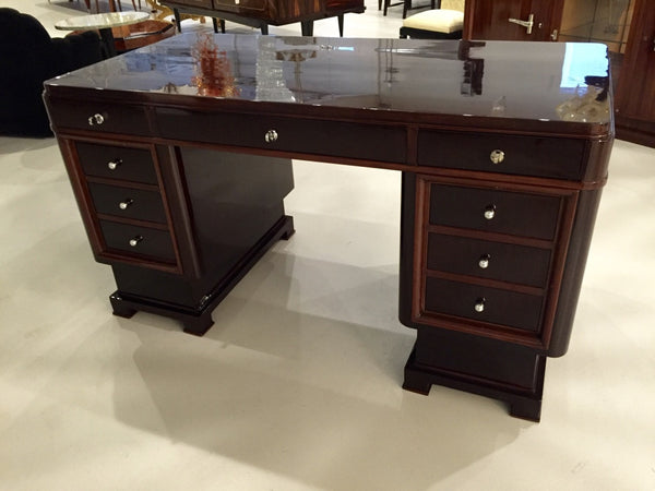 Stunning French Art Deco Two-Tone Desk