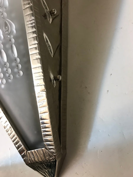 Pair of French Art Deco Fan Sconces by Genet Et Michon