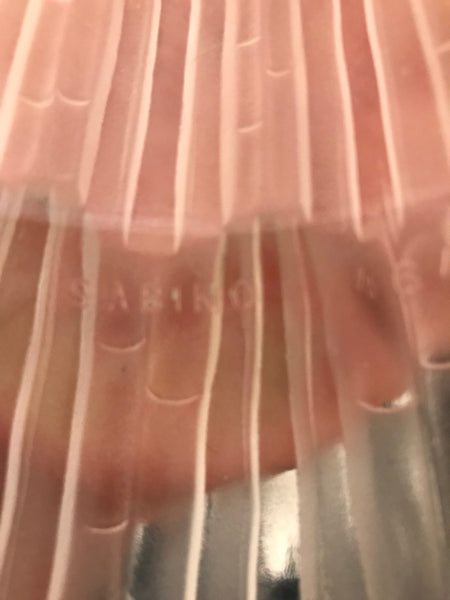 Pair of French Art Deco "Waterfall" Table Lamps Signed by Sabino