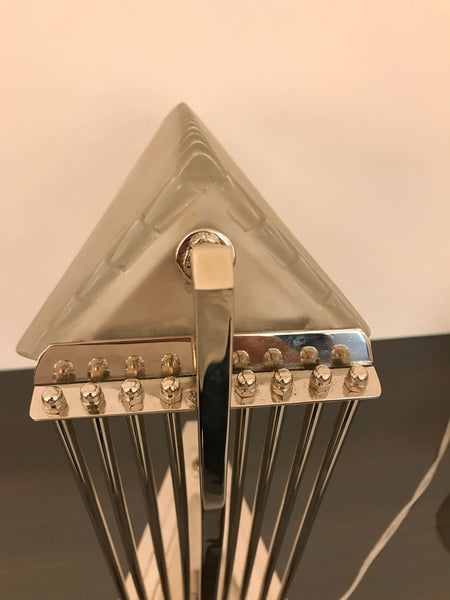 French Art Deco Desk Lamp Signed by Gênet et Michon