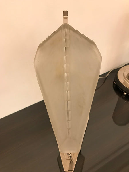 French Art Deco Desk Lamp Signed by Gênet et Michon