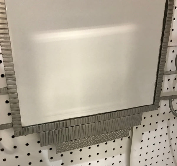 French Art Deco Hanging Coat Rack with Pair of Signed Muller Frères Sconces