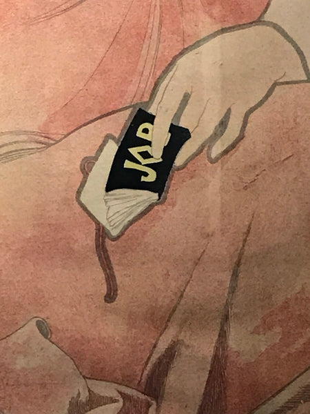 Art Nouveau Alphonse Mucha Original JOB Poster, 1898